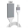 Full HD Lightning-HDMI AV-adapter - iPhone, iPad, iPod - Fehér