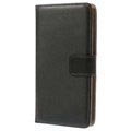 LG G3 Wallet bőrtok (Nyitott doboz - Kiváló) - fekete