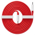 OnePlus Warp Charge USB Type-C kábel 5481100048 - 1,5 m - piros / fehér
