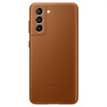 Samsung Galaxy S21+ 5G bőr borítás EF-VG996LAEGWW - barna