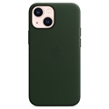 iPhone 13 Mini Apple bőr tok MagSafe MM0J3ZM/A-val - Sequoia zöld