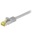 Goobay S/FTP CAT7 kerek hálózati kábel - 10 m - szürke