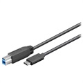 Goobay SuperSpeed USB 3.0 Type-B / USB 3.1 Type-C kábel - 1 m