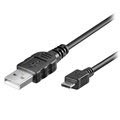 Goobay USB 2.0 / MicroUSB kábel - fekete