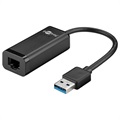 Goobay USB 3.0 / Gigabit Ethernet hálózati adapter - fekete