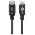Goobay USB-C / Lightning adat- és töltőkábel - 2 m - fehér