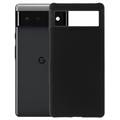 Google Pixel 6 gumírozott műanyag tok – fekete