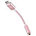 Hat Prince USB 3.1 Type-C / 3,5 mm-es audioadapter - Rose Gold