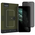 iPhone X/XS/11 Pro Hofi Anti Spy Pro+ Adatvédelmi Edzett Üveg Képernyővédő Fólia - Fekete Él