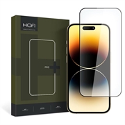 iPhone 15 Hofi Premium Pro+ Edzett Üveg Képernyővédő Fólia - Fekete Él