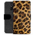 Huawei Mate 20 Pro prémium pénztárca tok - Leopard