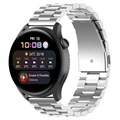 Huawei Watch 3/3 Pro rozsdamentes acél szíj - ezüst