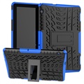 Huawei MediaPad T5 10 csúszásgátló hibrid tok - fekete / kék
