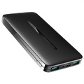 Joyroom JR-T012 Dual USB Power Bank - 10000mAh - Fekete