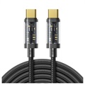 Joyroom S-CC100A20 fonott USB-C kábel - 100 W, 2 m - fekete