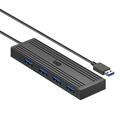 KAWAU H305-120 Nagy sebességű 4 portos USB Hub USB 3.0 elosztó bővítő laptophoz, flash meghajtóhoz, kulcstartóhoz