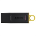 Kingston DataTraveler Exodia flash meghajtó - 128 GB - sárga / fekete