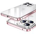 Luphie Karcmentes iPhone 14 Pro Hibrid Tok - Rózsaszín