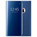 iPhone 7/8/SE (2020)/SE (2022) luxus, tükörre néző kihajtható tok - kék