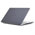 MacBook Air 13,3" 2018 A1932 matt műanyag tok - fekete