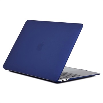 MacBook Air 13,3" 2018 A1932 matt műanyag tok - sötétkék