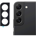 Samsung Galaxy S22 5G/S22+ 5G Fém Kamera Lencsevédő - Fekete