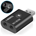 Mini Bluetooth audio adó/vevő YET-TR6 - USB-A, 3,5 mm