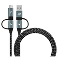 Momax OneLink 4 az 1-ben univerzális kábel - USB-C, MicroUSB, USB 2.0 - 1,2 m
