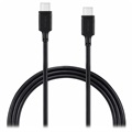 Momax Zero DC16 USB-C / USB-C kábel - 1 m - fekete