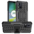 Motorola Moto E13 csúszásgátló hibrid tok támasztékkal - fekete