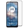 Motorola Moto G24 teljes fedésű edzett üveg képernyővédő fólia - Fekete él