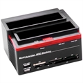 Többfunkciós USB 2.0 SATA/IDE dokkolóállomáshoz (Nyitott doboz kielégítő) – fekete
