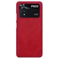 Nillkin Qin sorozatú Xiaomi Poco M4 Pro flip tok - piros