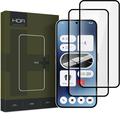 Nothing Phone (2a) Hofi Premium Pro+ Edzett Üveg Képernyővédő Fólia - 2 db. - Fekete Él