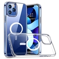 Okkes MagSafe iPhone 14 Pro Max Hibrid Tok - Átlátszó