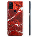 OnePlus Nord N10 5G TPU tok - vörös márvány