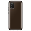 Samsung Galaxy A02s puha átlátszó burkolat EF-QA026TBEGEU - fekete