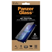 iPhone 13 Pro Max PanzerGlass AntiBacterial Edzett Üveg Kijelzővédő Fólia - Tükröződésmentes - Case Friendly - Fekete Él