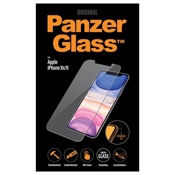 PanzerGlass iPhone XR / iPhone 11 edzett üveg képernyővédő fólia - átlátszó