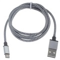 Prémium USB 2.0 / MicroUSB kábel - 3 m - Fehér