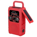 Retekess TR201 hordozható kézi hajtókaros rádió - piros