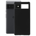Google Pixel 6 Pro gumírozott műanyag tok – fekete
