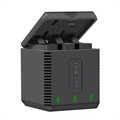 RuigPro AT1160 GoPro Hero9 fekete hármas akkumulátortöltő
