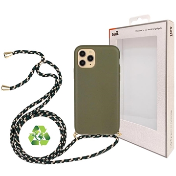 Saii Eco Line iPhone 11 Pro biológiailag lebomló tok szíjjal