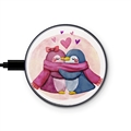 Saii Premium univerzális gyors vezeték nélküli töltő - 15W - Pingvin szerelem