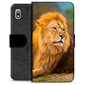 Samsung Galaxy A10 Premium pénztárca tok - oroszlán