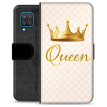 Samsung Galaxy A12 Premium pénztárca tok - Queen