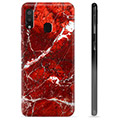 Samsung Galaxy A20e TPU tok - vörös márvány
