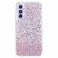 Samsung Galaxy A35 Glitter Flakes TPU Case - Pink
