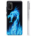 Samsung Galaxy A41 TPU tok - Blue Fire Dragon